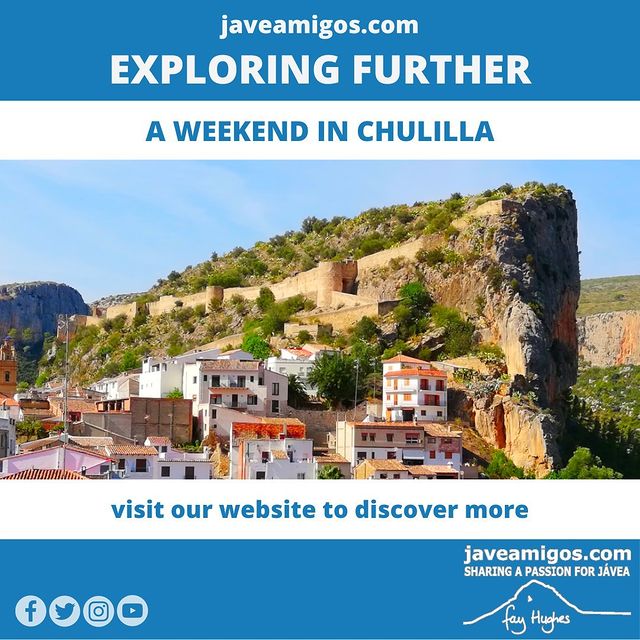 javeamigos Exploring Further
A WEEKEND IN CHULILLA
We enjoyed a few days in Chulilla in September 2018, visiting the unique castle that dominates the village, enjoying the walk down the narrow Turia and crossing the famous hanging bridges and escaping the late summer sun in wonderful blue pool. The bars and restaurants are not bad either. 
·
Check out our website for more information on spending a weekend in Chulilla and other destinations in our EXPLORING FURTHER section.
·
#javeamigosontour #javeamigos #chulilla #pueblosconencanto #pueblosdeespaña

·